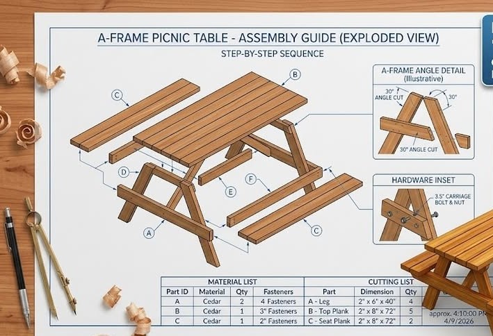 Teds Woodworking Plans Blueprint Example